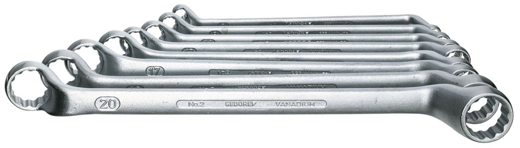 Bild von Gedore - Doppelringschlüssel-Satz 8-tlg 6-22 mm (VPE=1 Stück)