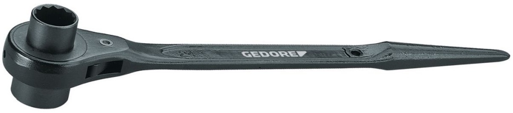 Bild von Gedore - Stahlbauknarre, Doppel-6-kant 17x19 mm (VPE=1 Stück)