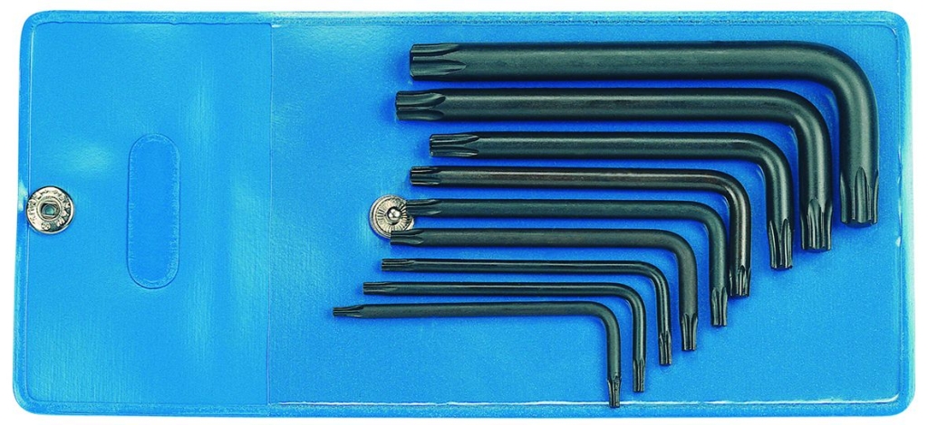 Bild von Gedore - Winkelschraubendreher-Satz 9-teilig TX T7-T40 (VPE=1 Stück)