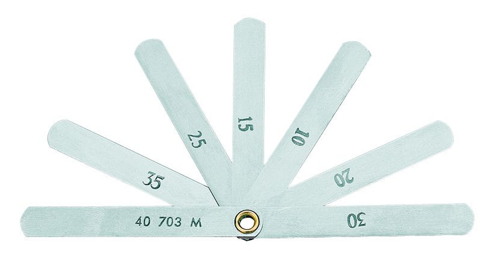Bild von Gedore - Ventil-Fühlerlehre 0,1 - 0,5 mm (VPE=1 Stück)