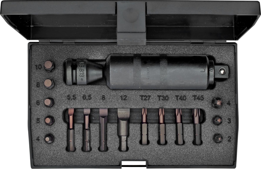 Bild von Gedore - Schraubenlösersatz 1/2'', 18-teilig (VPE=1 Stück)