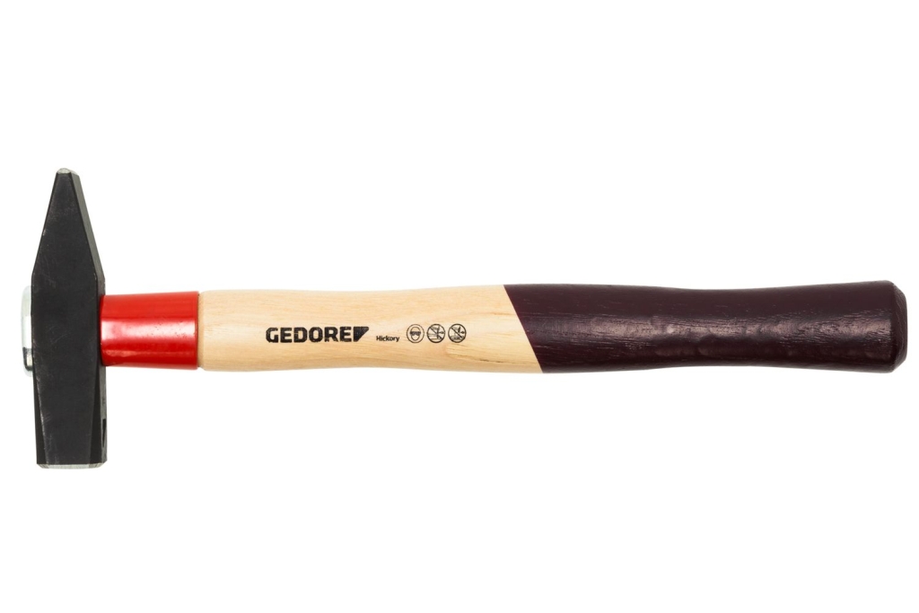 Bild von Gedore - Schlosserhammer ROTBAND-PLUS mit Hickorystiel, 300 g (VPE=1 Stück)
