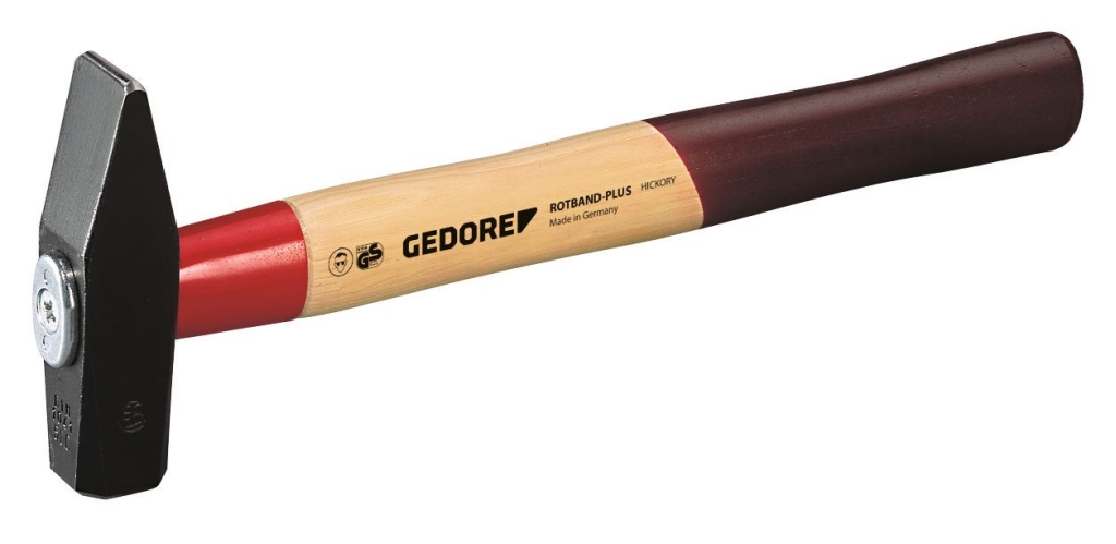 Bild von Gedore - Schlosserhammer ROTBAND-PLUS mit Hickorystiel, 500 g (VPE=1 Stück)