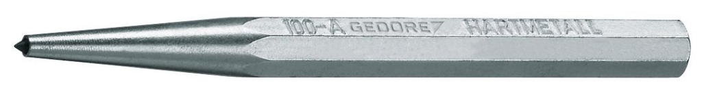 Bild von Gedore - Körner mit Hartmetallspitze 130x12x4 mm (VPE=1 Stück)