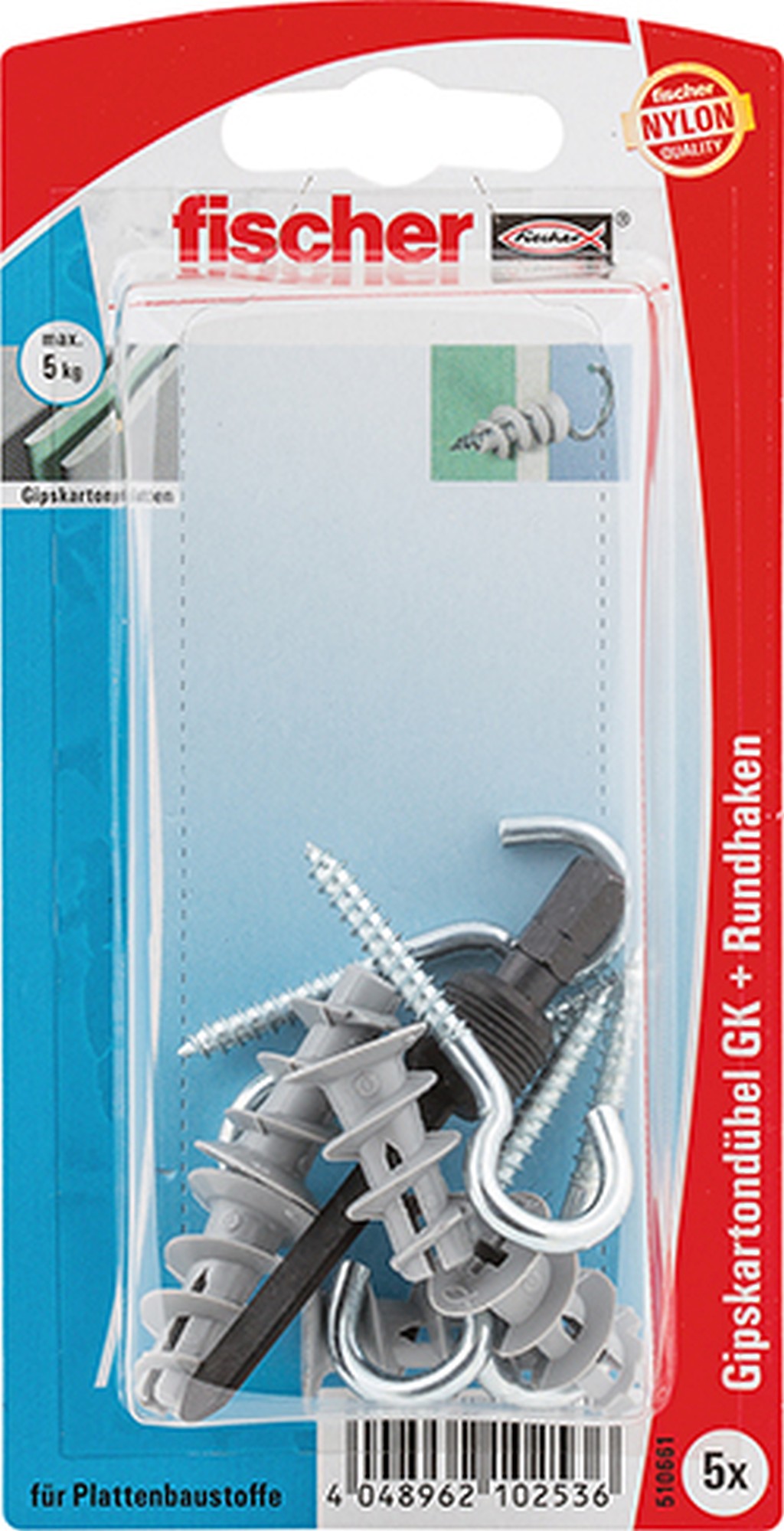 Bild von Gipskartondübel GK RH K (5) (VPE=1 Stück)