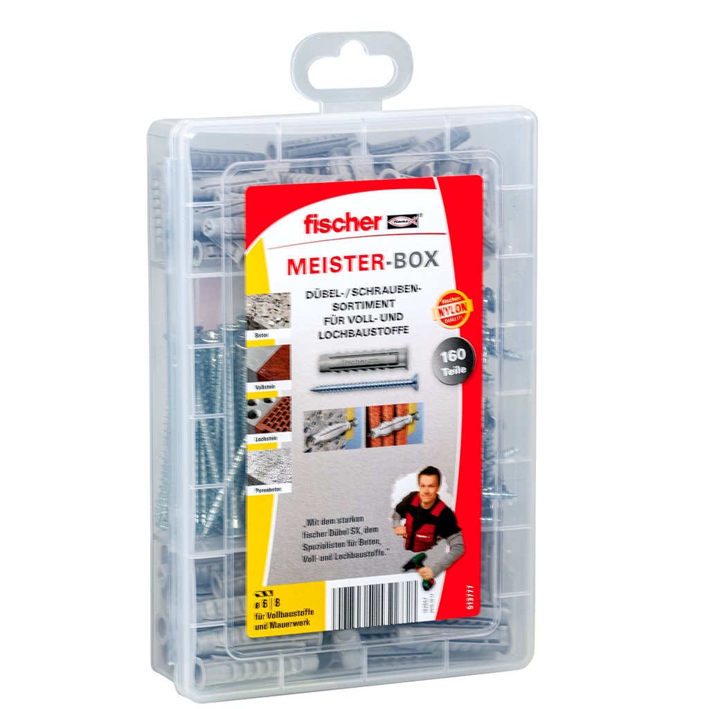 Bild von Meister-Box Dübel SX + Schrauben (160) (VPE=1 Stück)