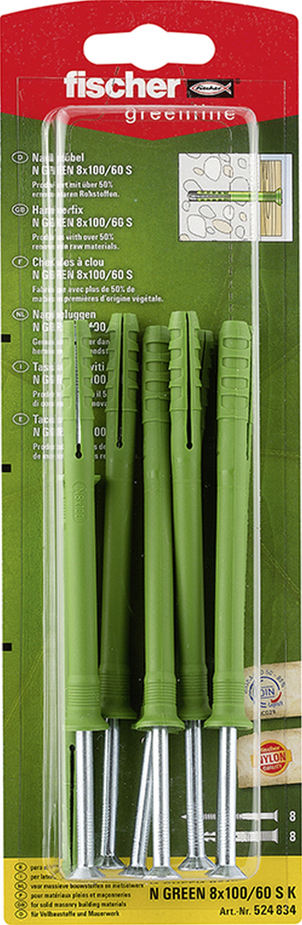 Bild für Kategorie Nageldübel N GREEN