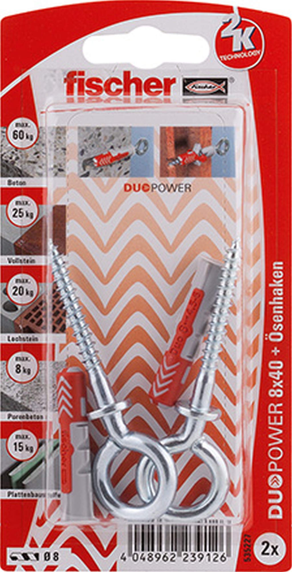 Bild von DUOPOWER 8x40 OH K (2) (VPE=1 Stück)