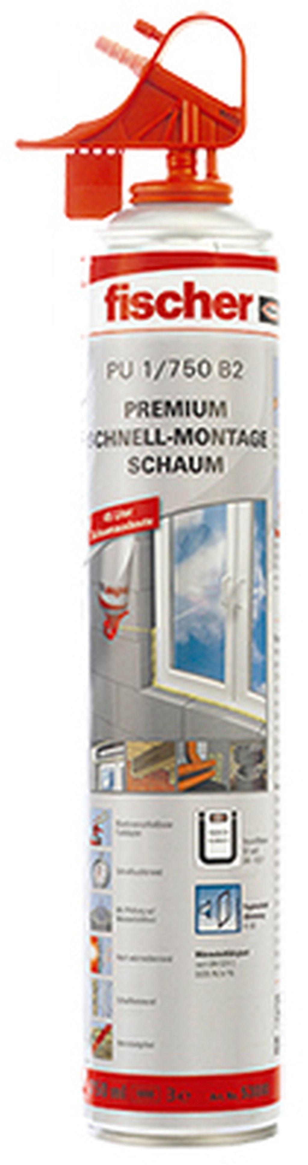 Bild von Premium Schnellmontage Schaum PU 750 (VPE=1 Stück)