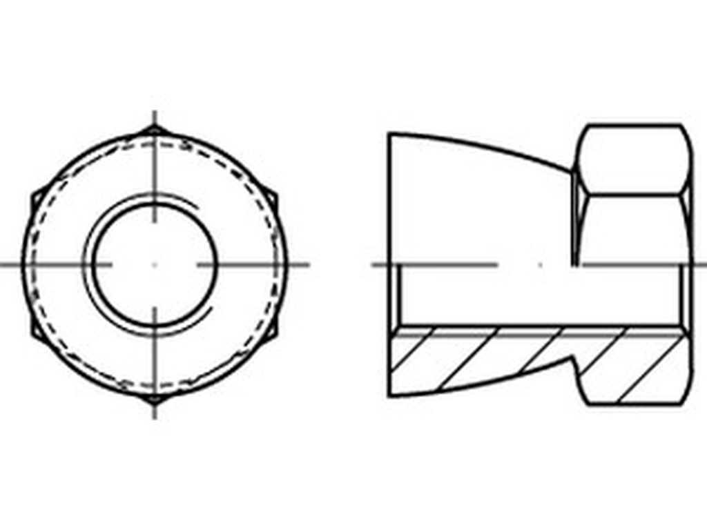 Bild von ART 88118 Diebstahlhemmende Mu. A1 / A2 M 10 x 8 A 1 VE=K (VPE=25 Pkg. (25))