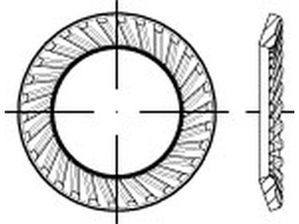 Bild von ART 88121 SCHNORR - Scheiben 1.4301 VS 12 A 2 VE=S (VPE=500 Pkg. (500))