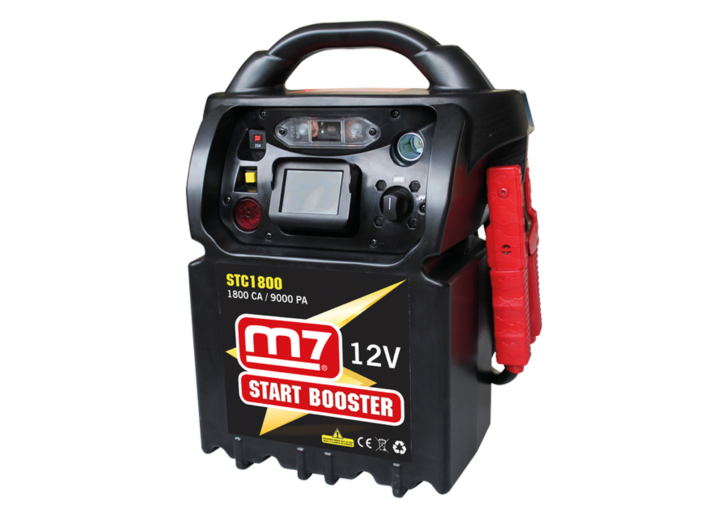 M7 - Starthilfegerät ohne Batterien 12V 1800Amp (VPE=1 Stück)