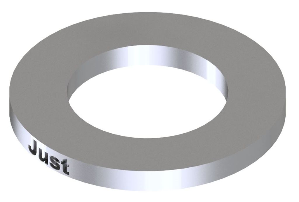 Bild von DIN 433 -1 A2 17 (rostfrei) Scheiben für Zylinderschr. - Pkg. (50) (VPE=50 Pkg. (50))