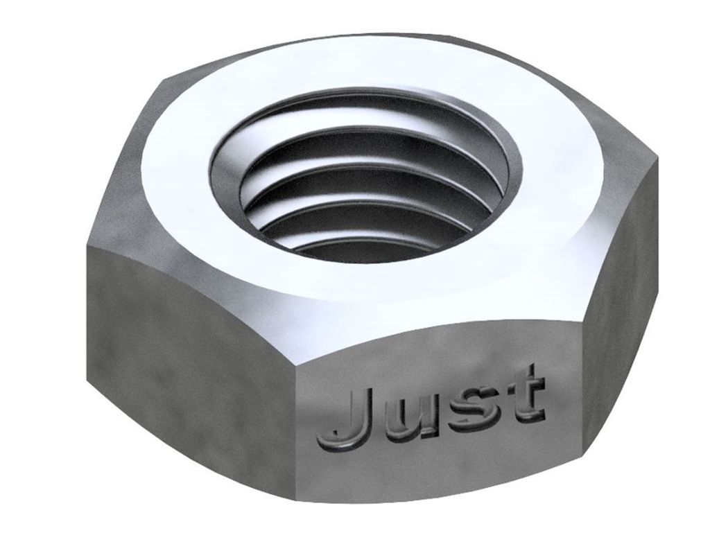 Bild von ART 83934 Hex nuts Grade 5 gal Zn 1/2 - 13 UNC gal Zn VE=S (VPE=100 Pkg. (100))