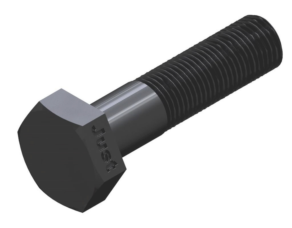 Bild von DIN 960 10.9 M 10x1x45 (blank) 6-kt Schr. mit Schaft, Feingew. - Pkg. (100) (VPE=100 Pkg. (100))