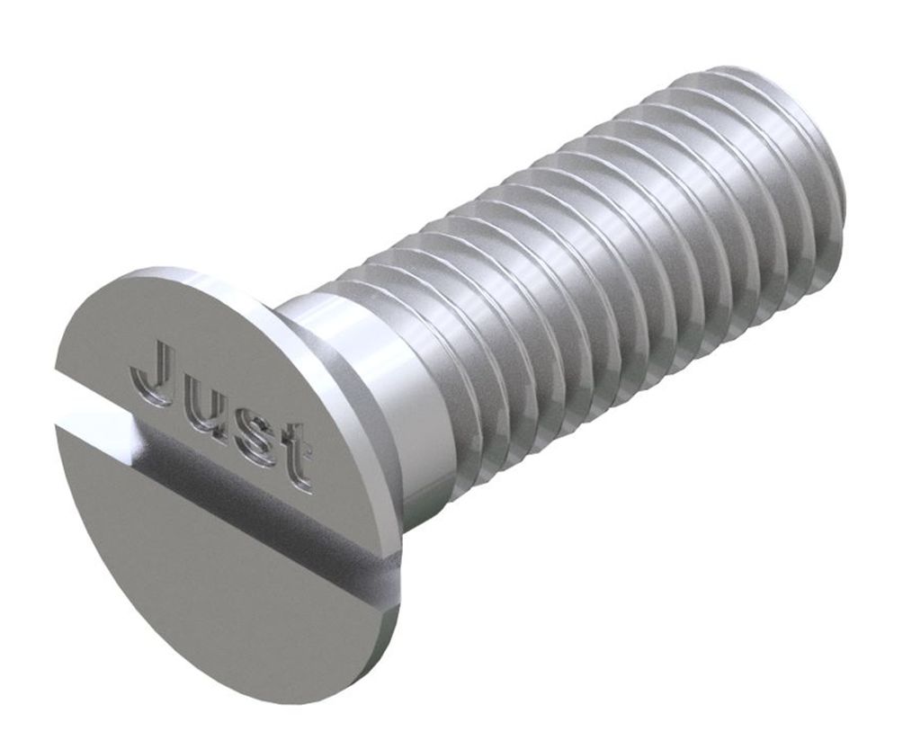 Bild von DIN 963 A4 M 6x8 (rostfrei) Senkschraube mit Schl. - Pkg. (200) (VPE=200 Pkg. (200))