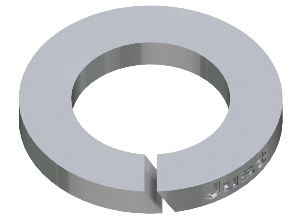 Bild von DIN 127 A4 A 3 (rostfrei) Federringe - Pkg. (100) (VPE=100 Pkg. (100))