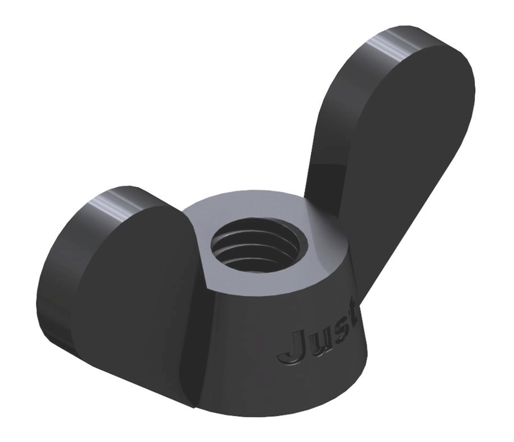 Bild von DIN 315 Temperg. M 4 (blank) Flügelmuttern - Pkg. (100) (VPE=100 Pkg. (100))