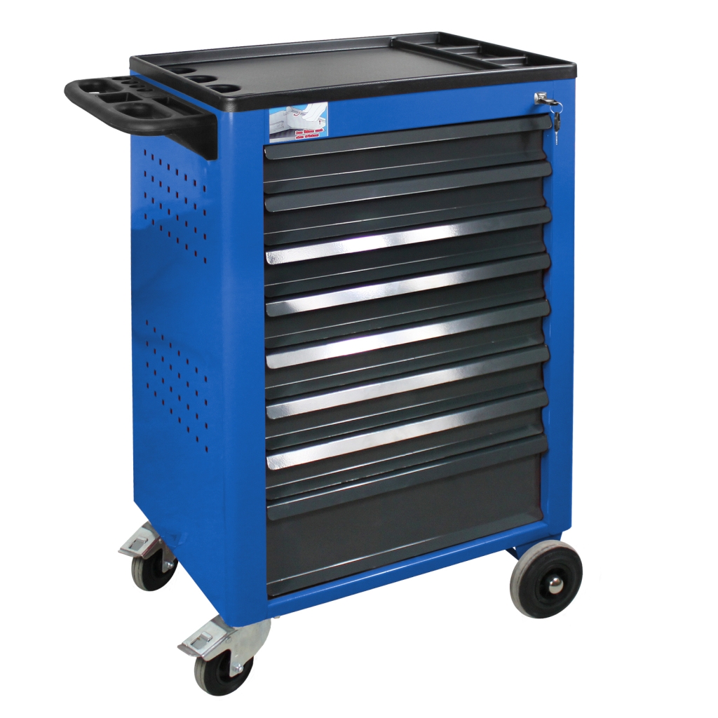Bild von Werkstattwagen Basic blau / 8 SL (VPE=1 Stück)