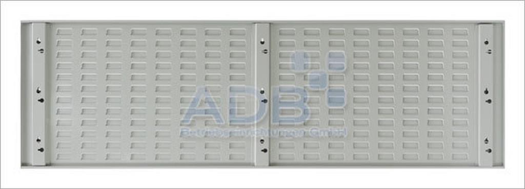 Bild von Schlitzplatte waagerecht / Maße:LxB = 1482mm x 456mm / RAL 7035 (VPE=1 Stück)