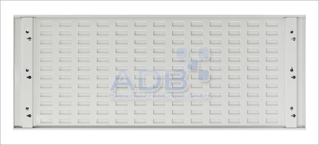 Bild von Schlitzplatte waagerecht / Maße:LxB = 1177mm x 456mm / RAL 7035 (VPE=1 Stück)