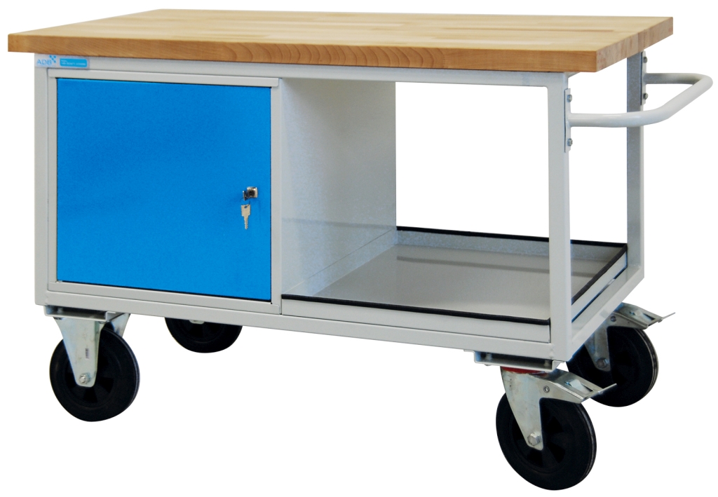 Bild von Tischwagen + Stahlblechschrank (VPE=1 Stück)