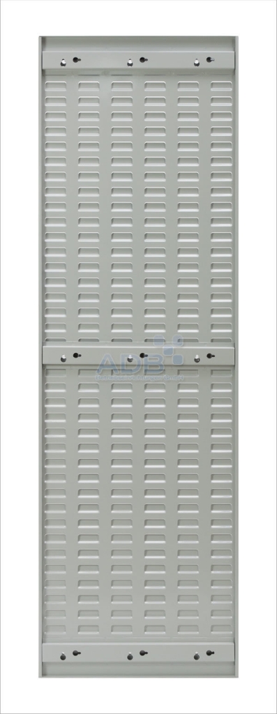 Bild von Schlitzplatte senkrecht / Maße:LxB = 1482mm x 456mm / RAL 7035 (VPE=1 Stück)