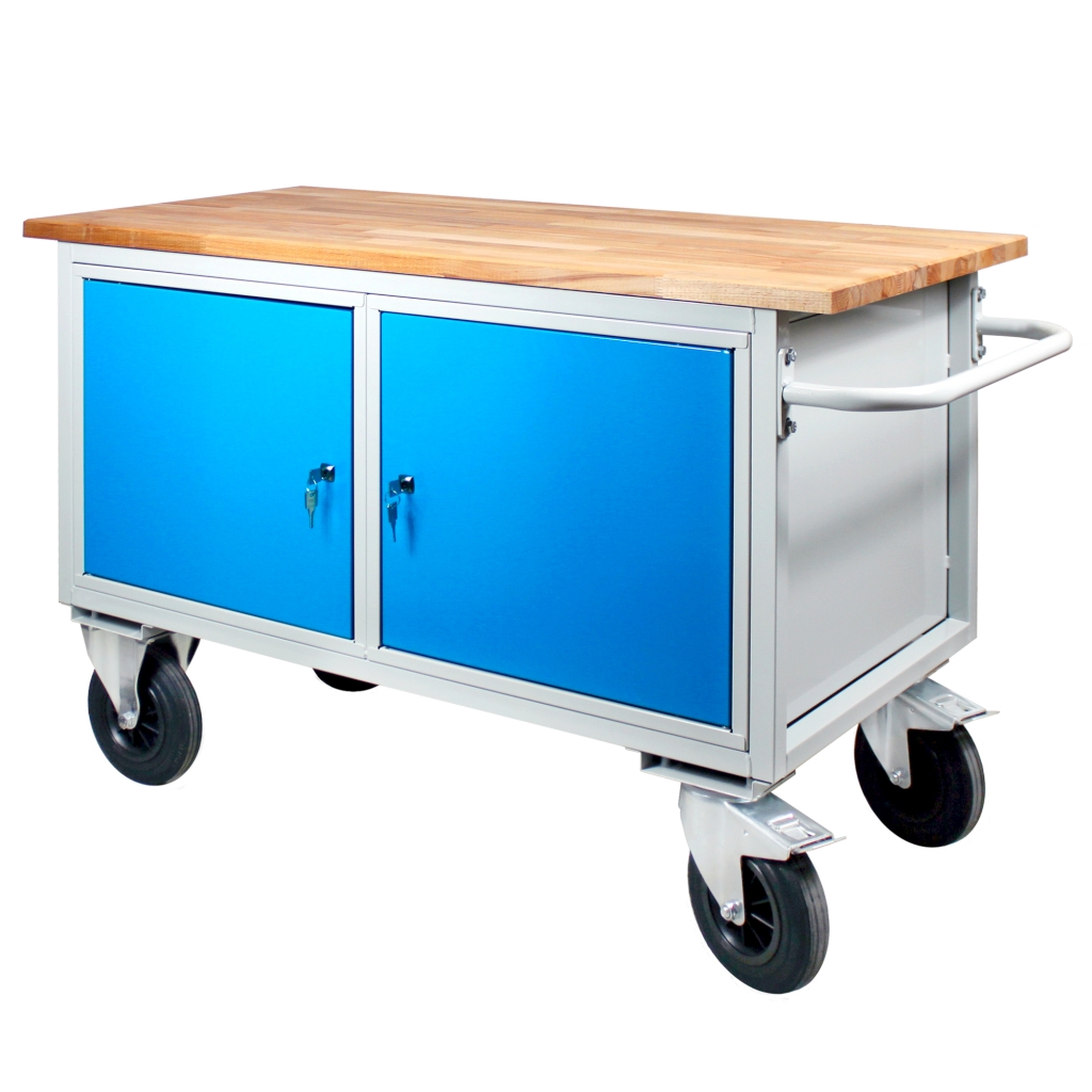 Bild von Tischwagen + 2x Stahlblechschrank (VPE=1 Stück)