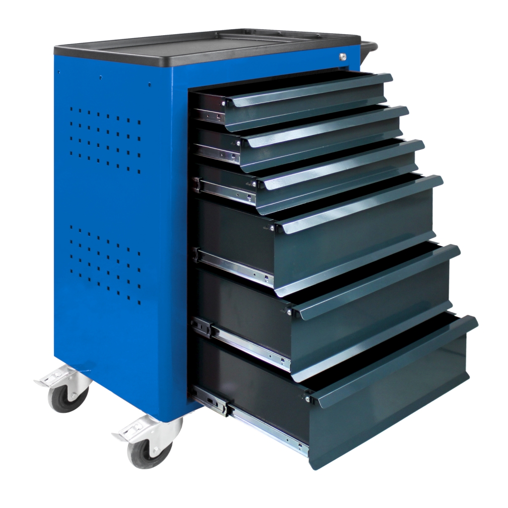 Bild von Werkstattwagen Basic blau / 6 SL (VPE=1 Stück)